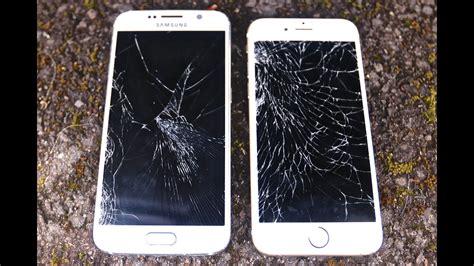 iphone vs samsung galaxy s6 drop test|Drop test battle features the Samsung Galaxy S6 edge vs. the .